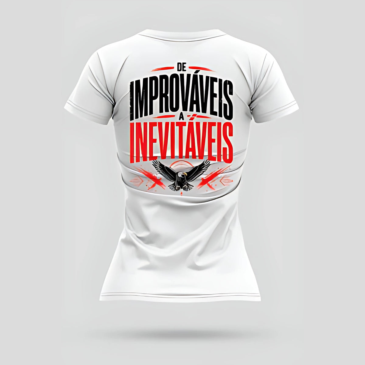 Camiseta Babylook Inevitáveis - Branco - Skyfit Monte Mor