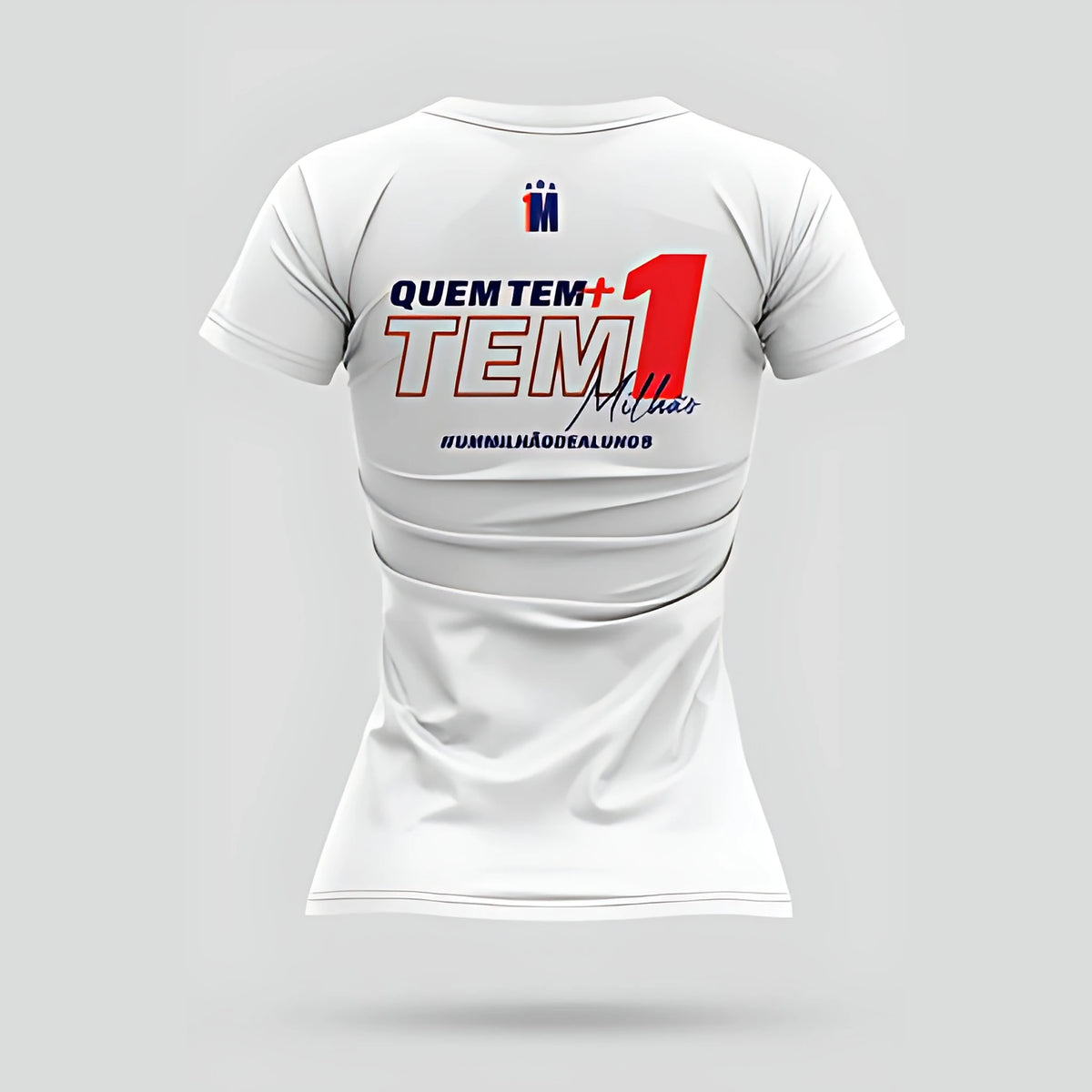 Camiseta Babylook 1 Milhão - Branco - Skyfit Monte Mor