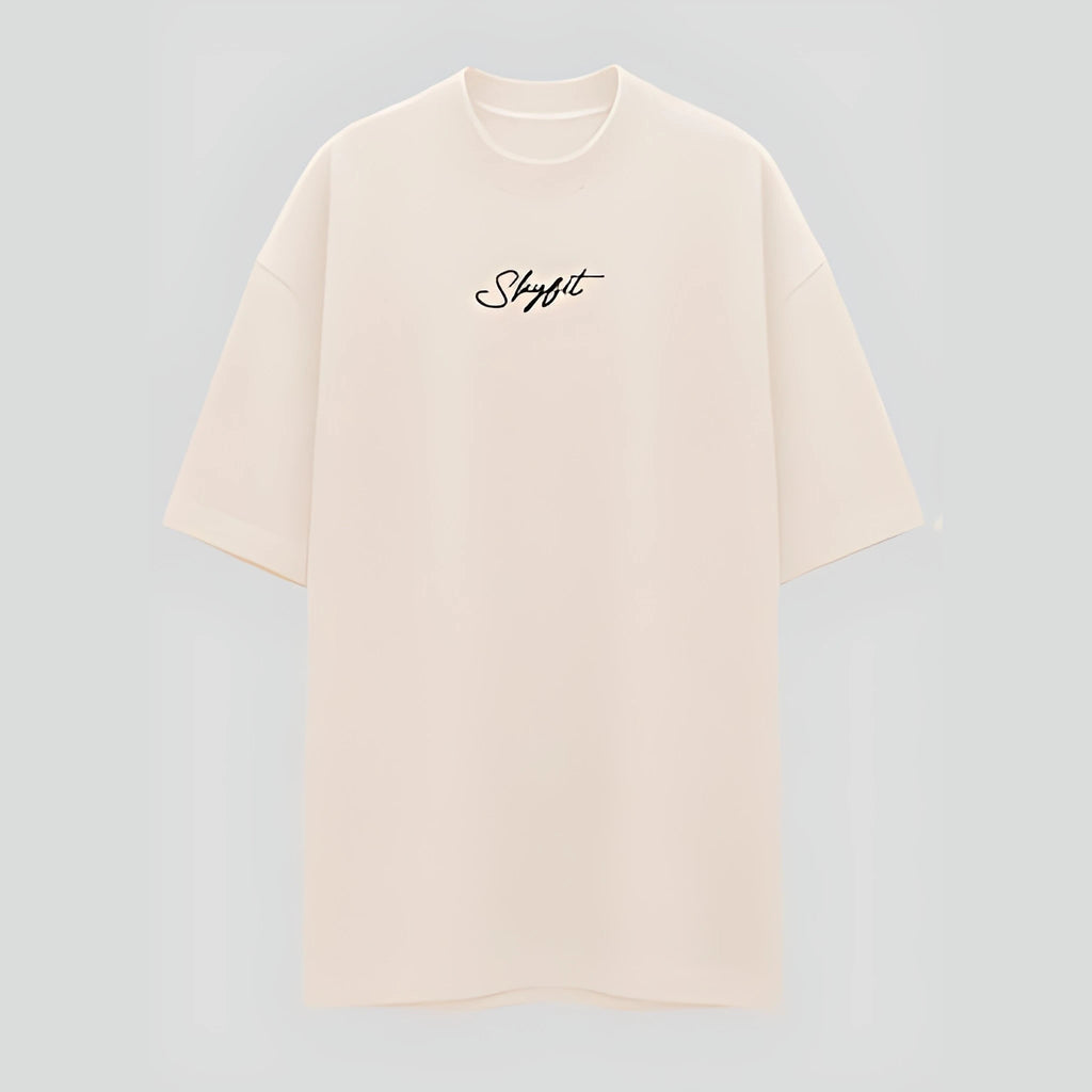Camiseta Oversized Inevitáveis - Off White - Skyfit Monte Mor