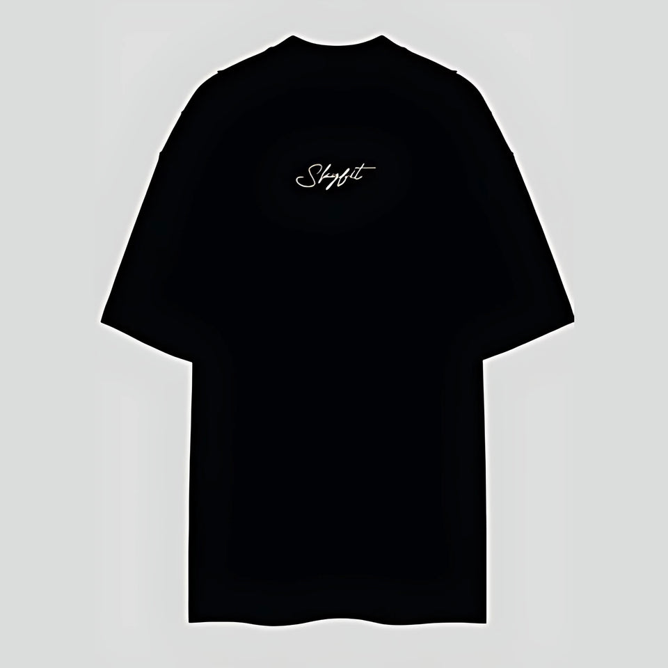Camiseta Oversized Inevitáveis - Preto - Skyfit Monte Mor