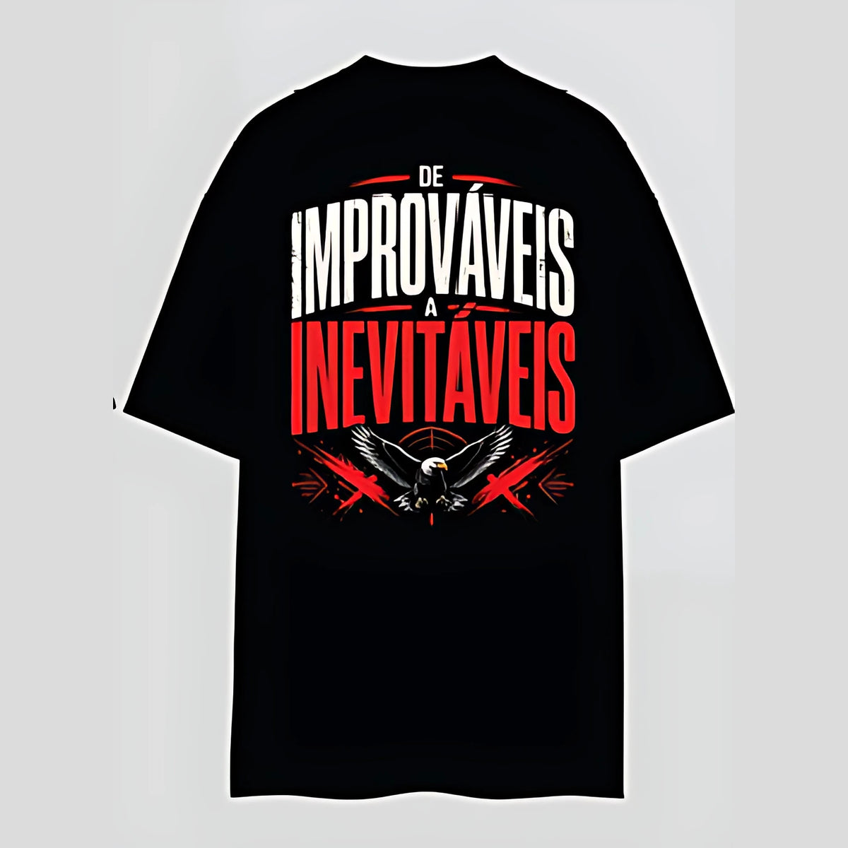 Camiseta Oversized Inevitáveis - Preto - Skyfit Monte Mor