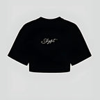 Cropped Oversized Inevitáveis - Preto - Skyfit Monte Mor