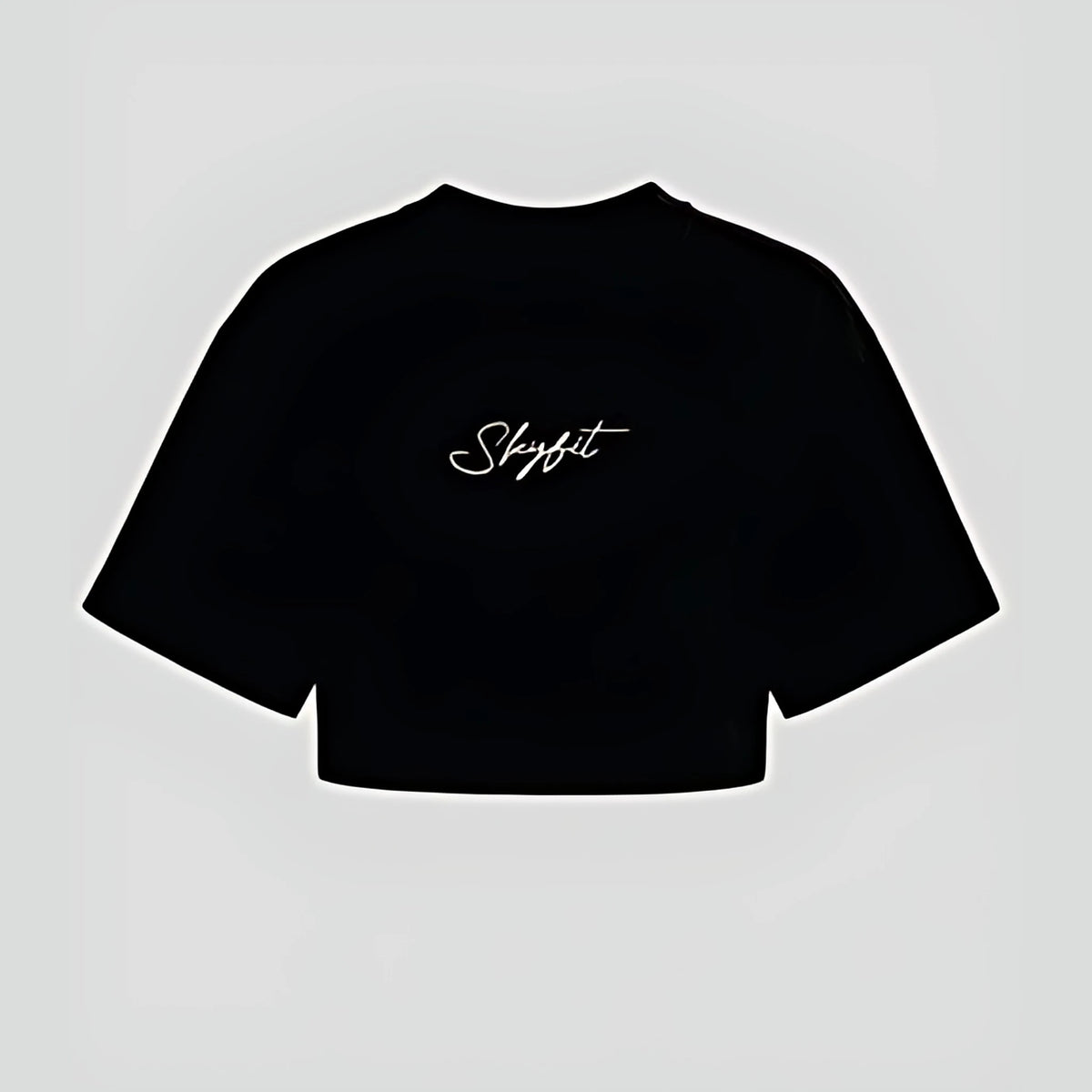 Cropped Oversized Inevitáveis - Preto - Skyfit Monte Mor