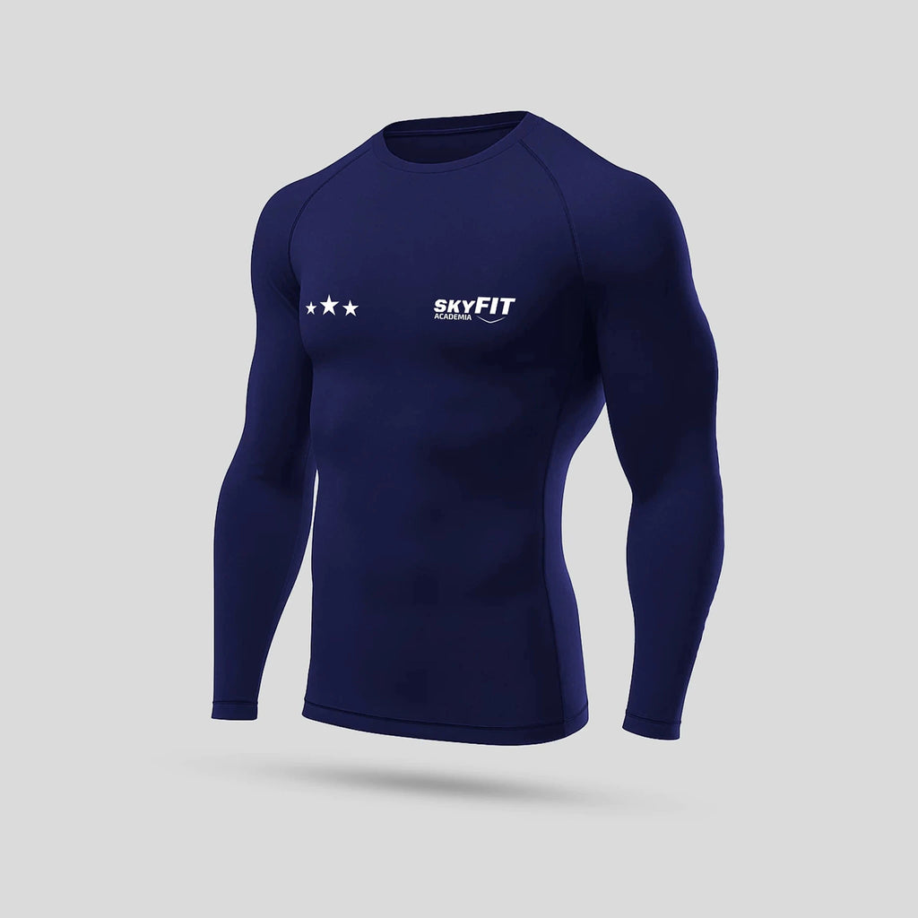 Camiseta Manga Longa Skyfit Compressão - Marinho - Skyfit Monte Mor