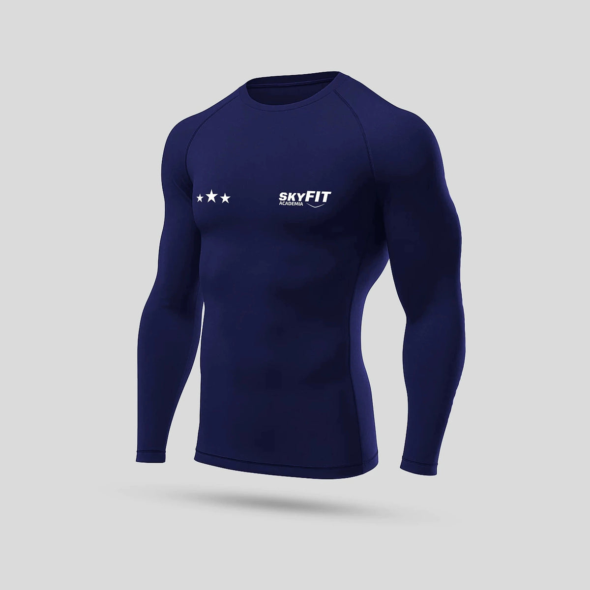 Camiseta Manga Longa Skyfit Compressão - Marinho - Skyfit Monte Mor