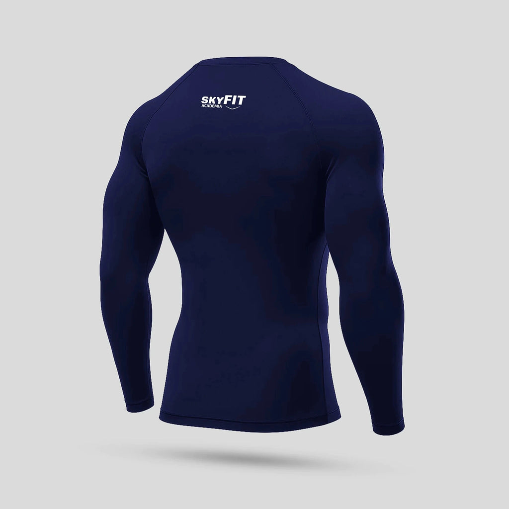 Camiseta Manga Longa Skyfit Compressão - Marinho - Skyfit Monte Mor