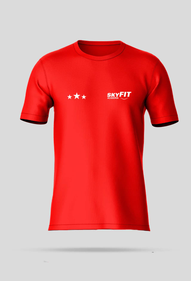 Camiseta Tradicional Skyfit Faro - Vermelho