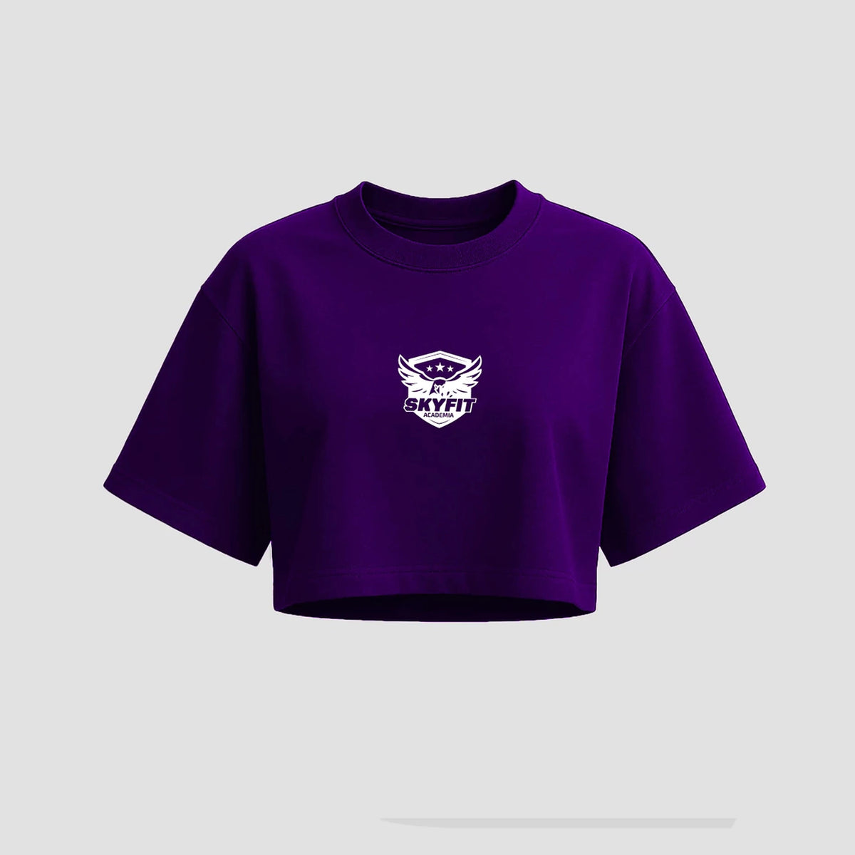 Cropped Oversized Skyfit College - Roxo - Skyfit Monte Mor