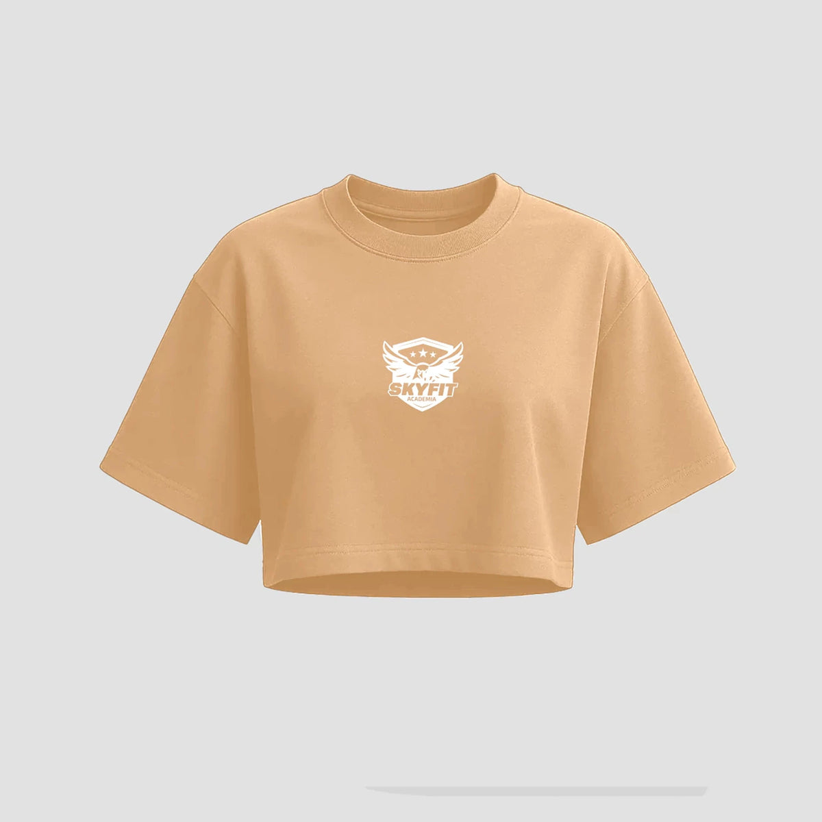 Cropped Oversized Skyfit College - Areia - Skyfit Monte Mor