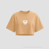 Cropped Oversized Skyfit College - Areia