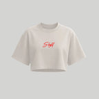 Cropped Oversized Skyfit Sign - Off-White - Skyfit Monte Mor