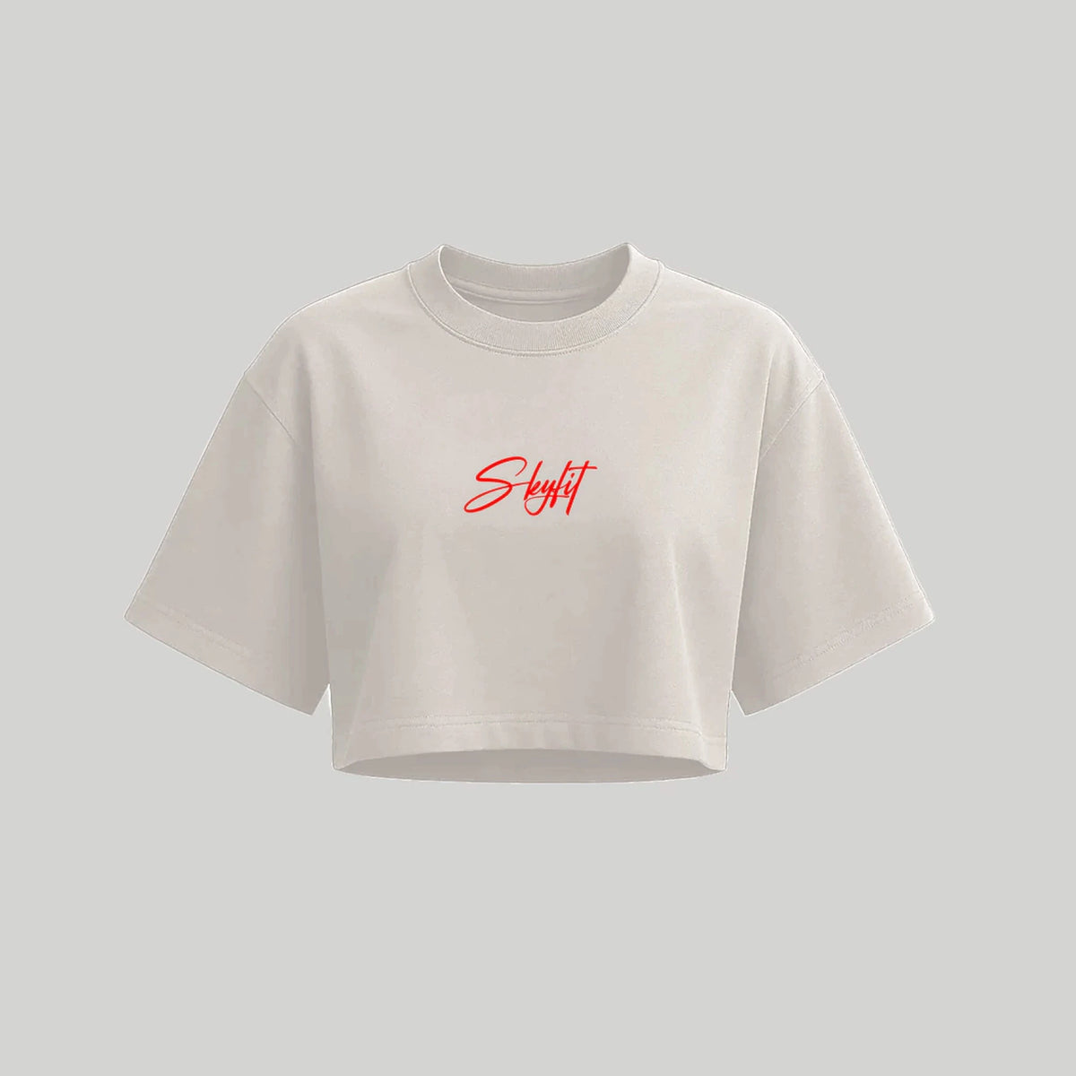 Cropped Oversized Skyfit Sign - Off-White - Skyfit Monte Mor