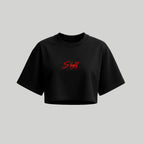 Cropped Oversized Skyfit Sign - Preto - Skyfit Monte Mor