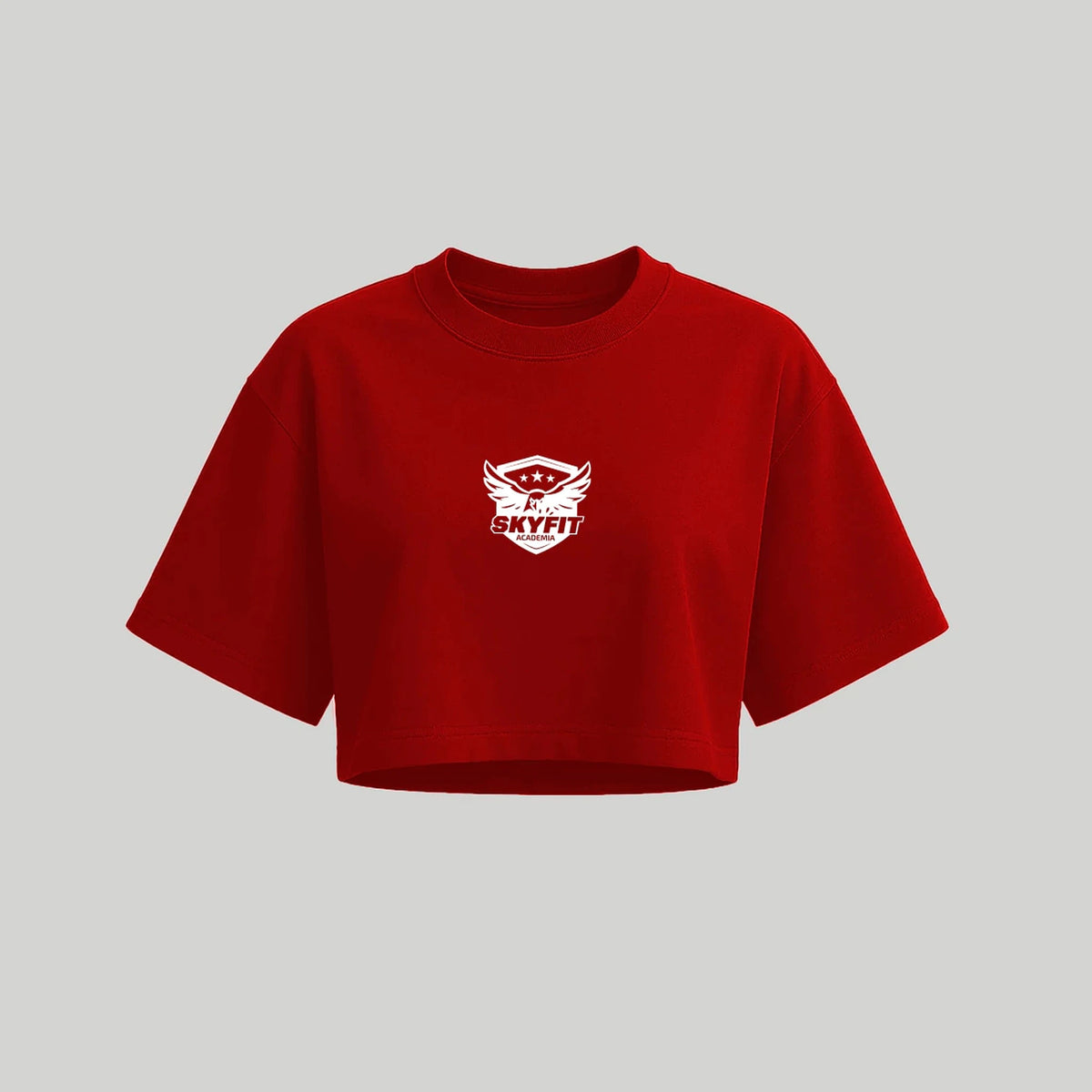 Cropped Oversized Skyfit Águia - Vermelho - Skyfit Monte Mor