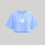 Cropped Oversized Skyfit Águia - Azul Claro - Skyfit Monte Mor