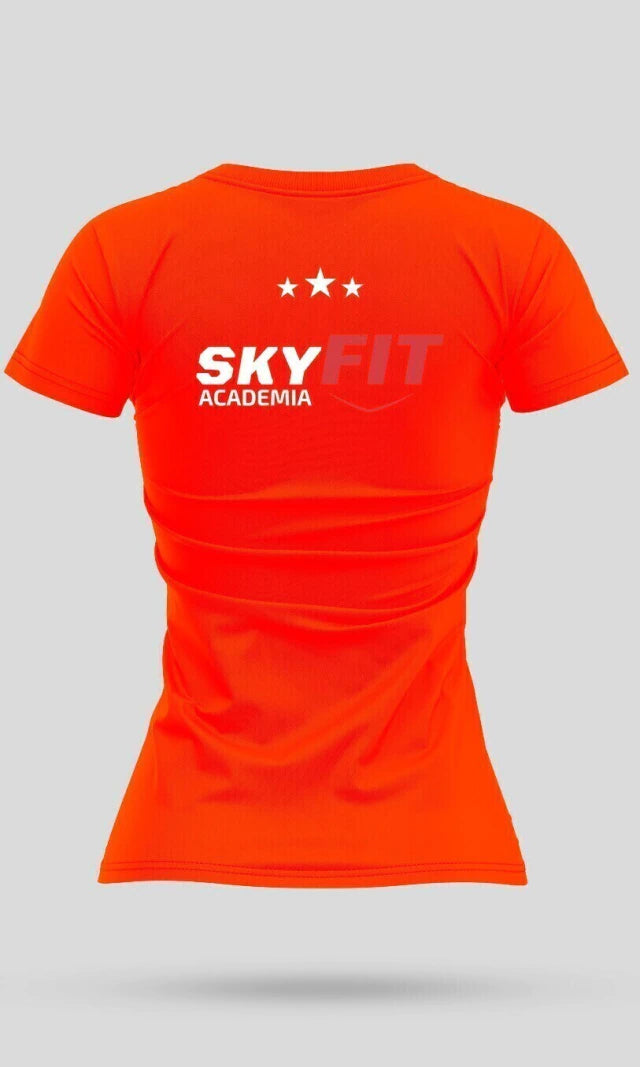 Camiseta Tradicional Babylook - Laranja