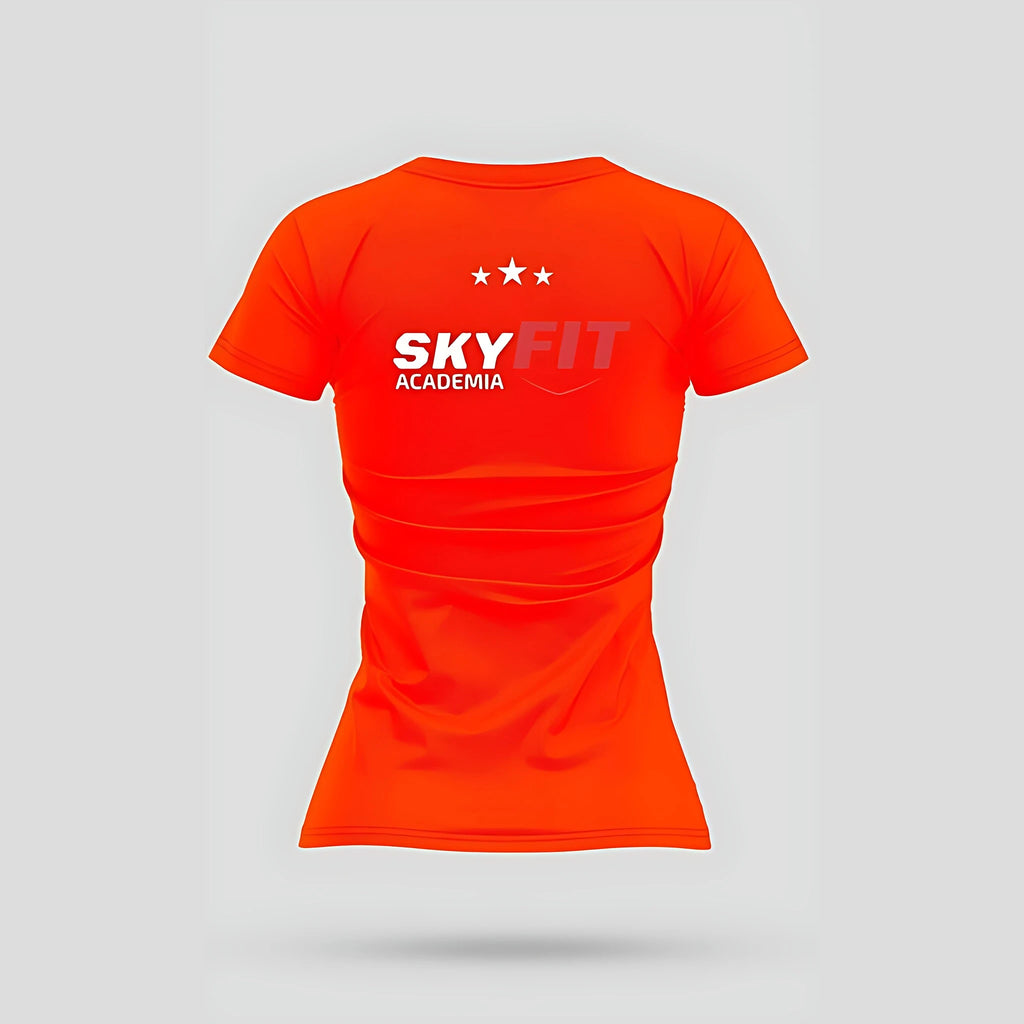 Camiseta Skyfit Alunos Feminino - Laranja - Skyfit Monte Mor