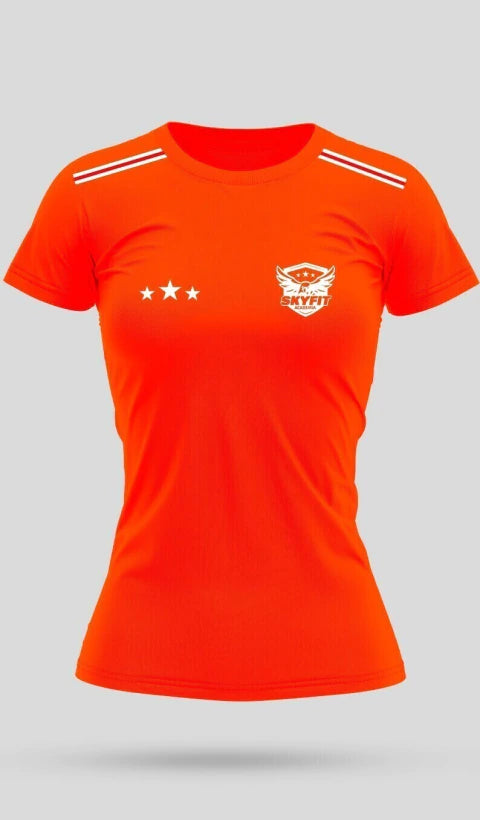 Camiseta Tradicional Babylook - Laranja
