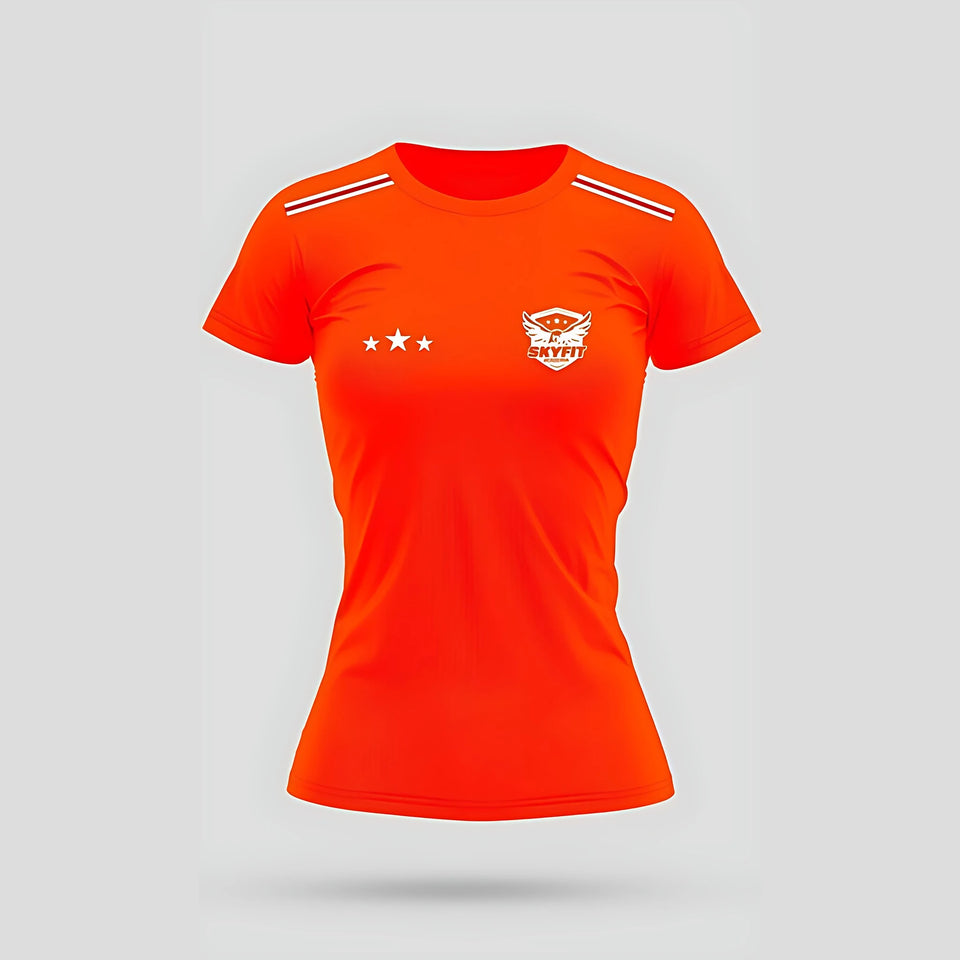 Camiseta Skyfit Alunos Feminino - Laranja - Skyfit Monte Mor