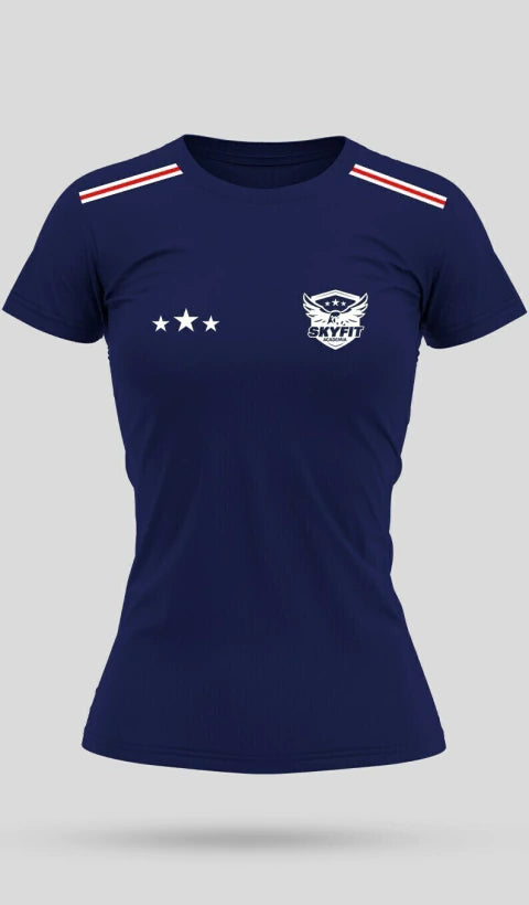 Camiseta Tradicional Babylook - Marinho
