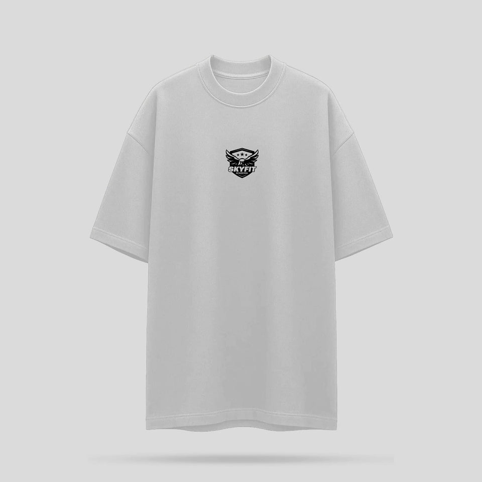 Camiseta Oversized Skyfit Alunos - Branco - Skyfit Monte Mor