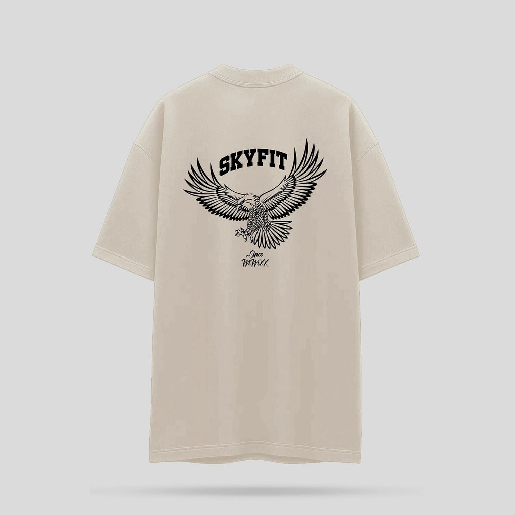 Camiseta Oversized Skyfit Alunos - Off White - Skyfit Monte Mor