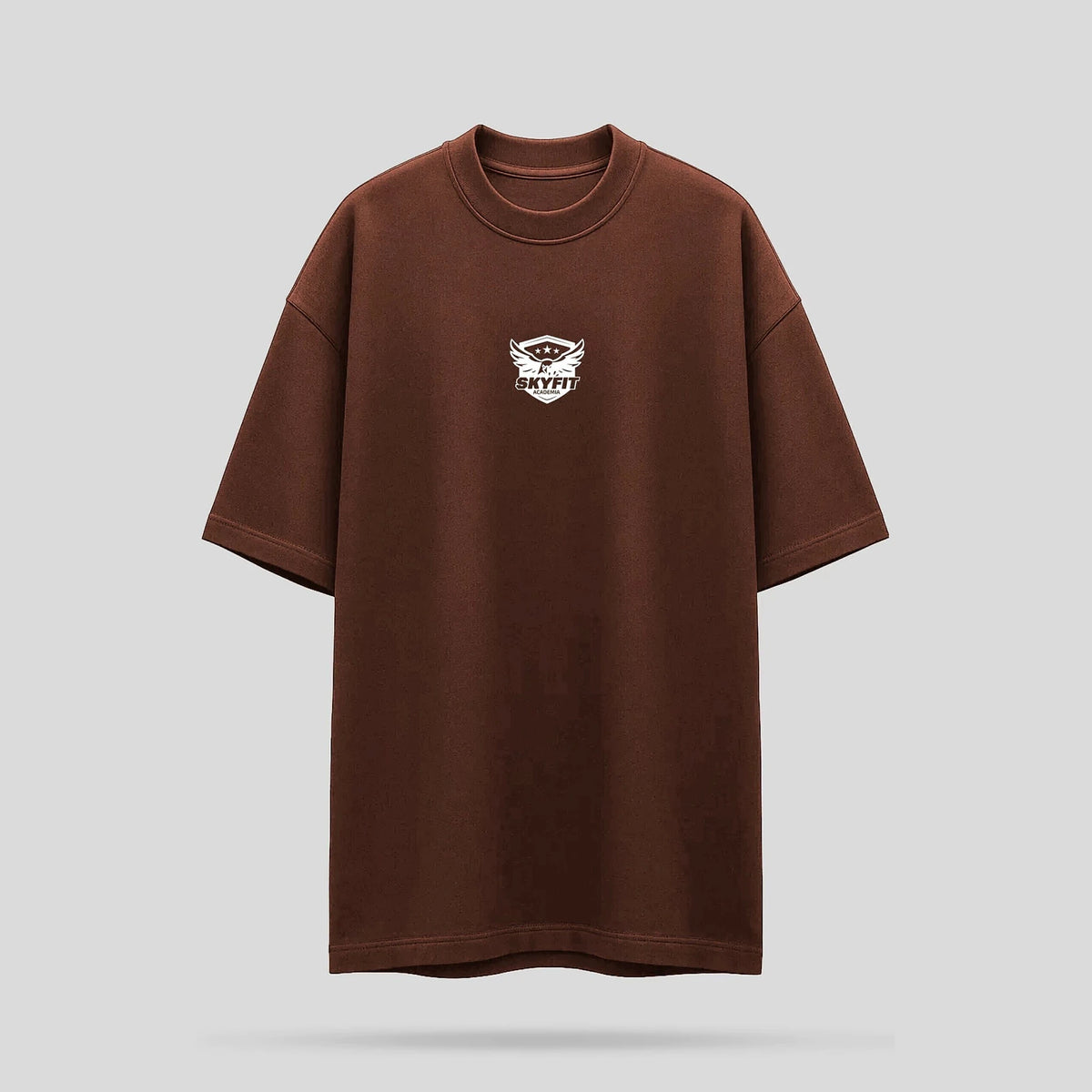 Camiseta Oversized Skyfit Alunos - Marrom - Skyfit Monte Mor