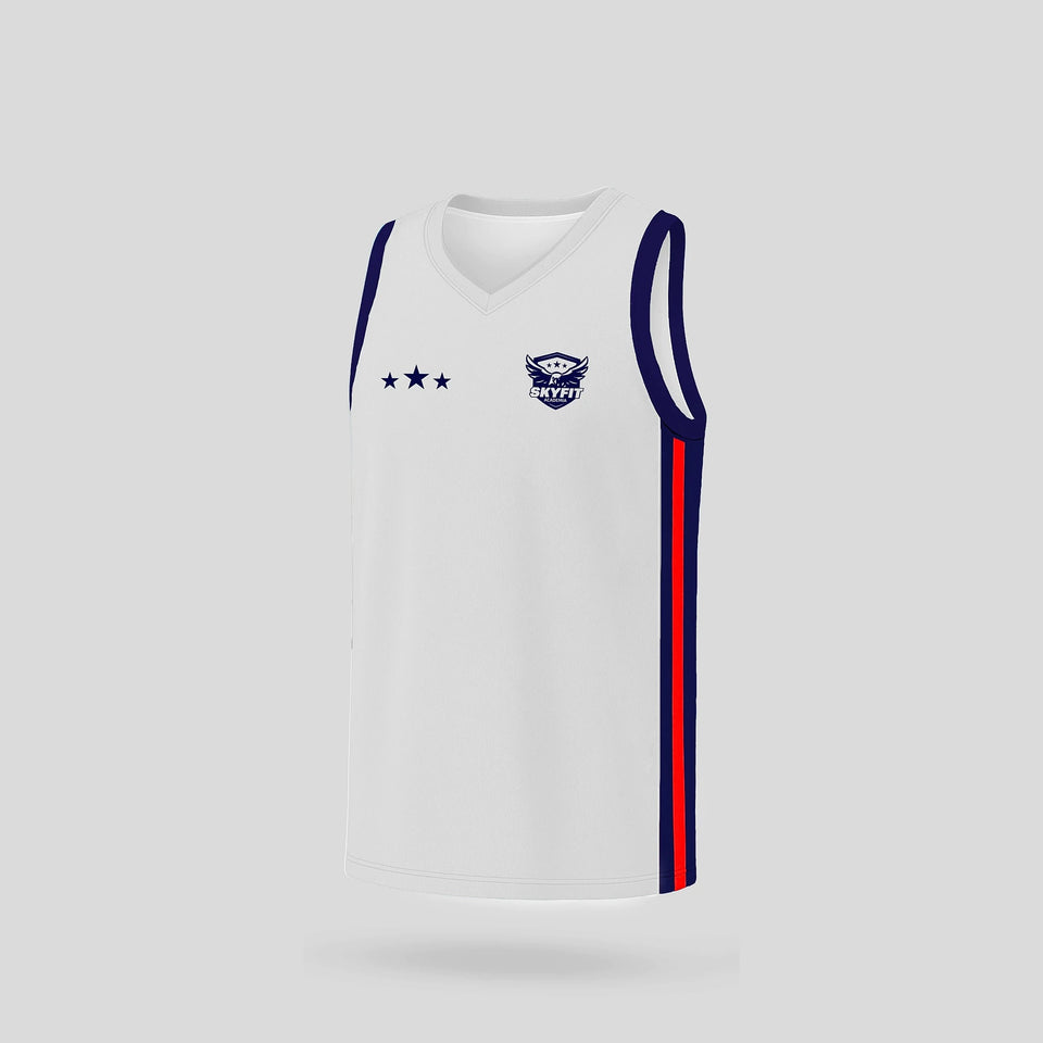 Regata Basquete Skyfit Alunos - Branco - Skyfit Monte Mor