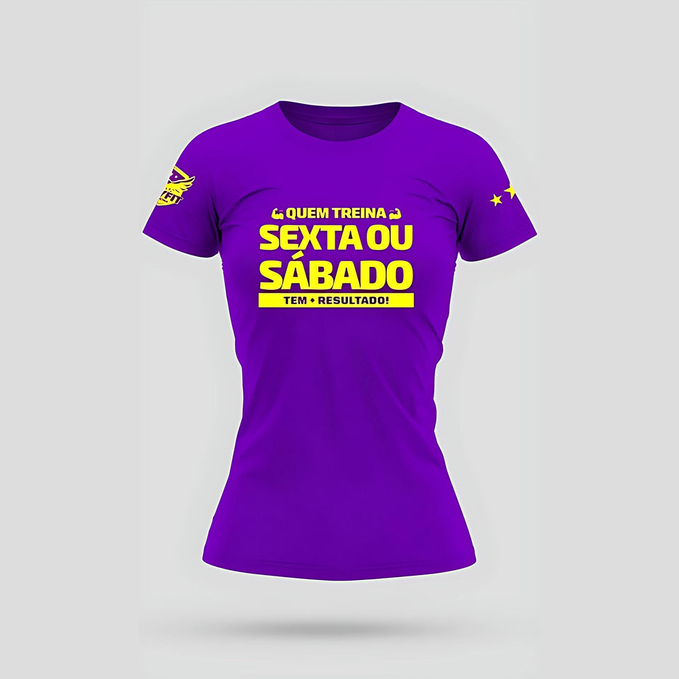 Camiseta Skyfit Sexta-Feira Feminino - Roxo - Skyfit Monte Mor
