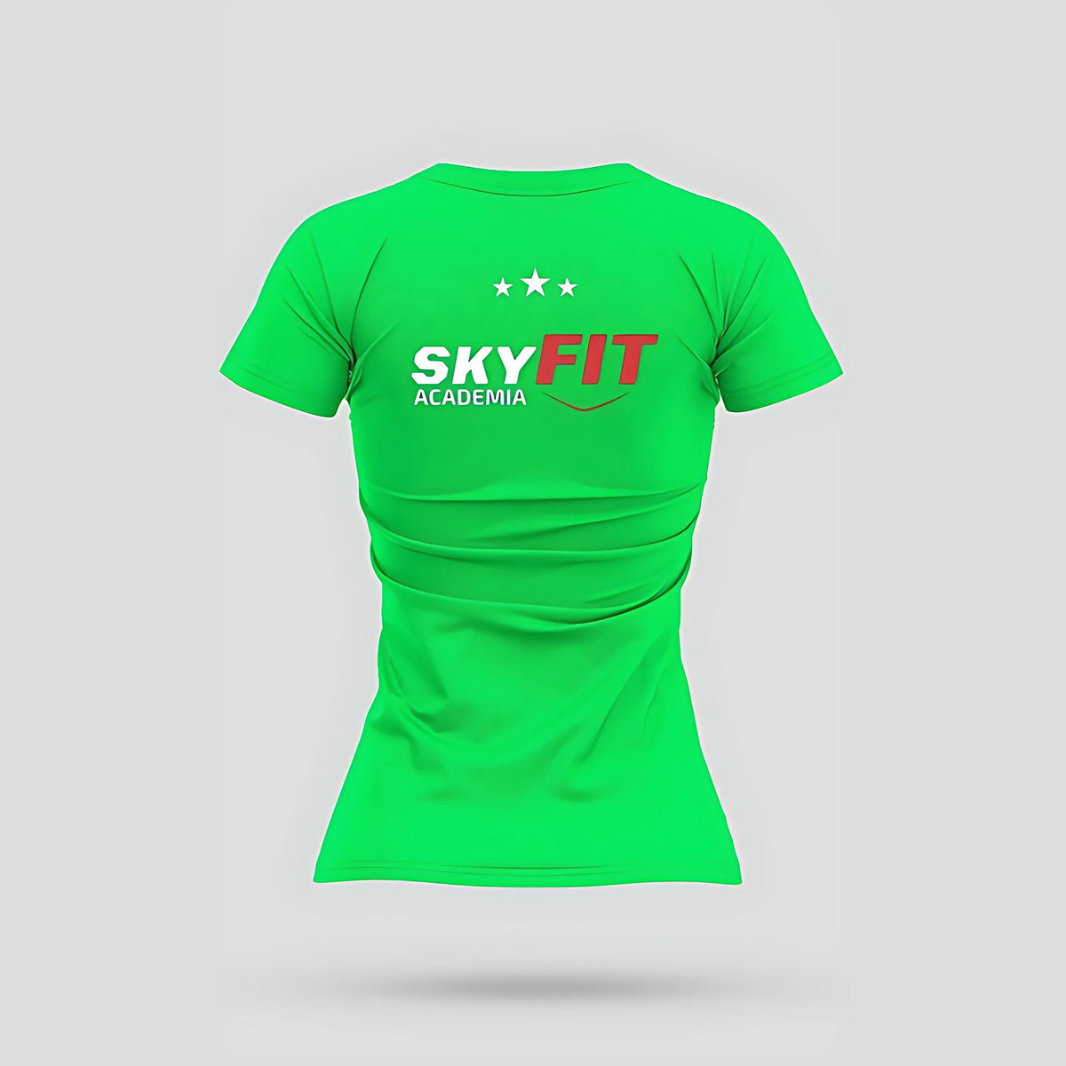 Camiseta Skyfit Alunos Feminino - Verde Neon - Skyfit Monte Mor