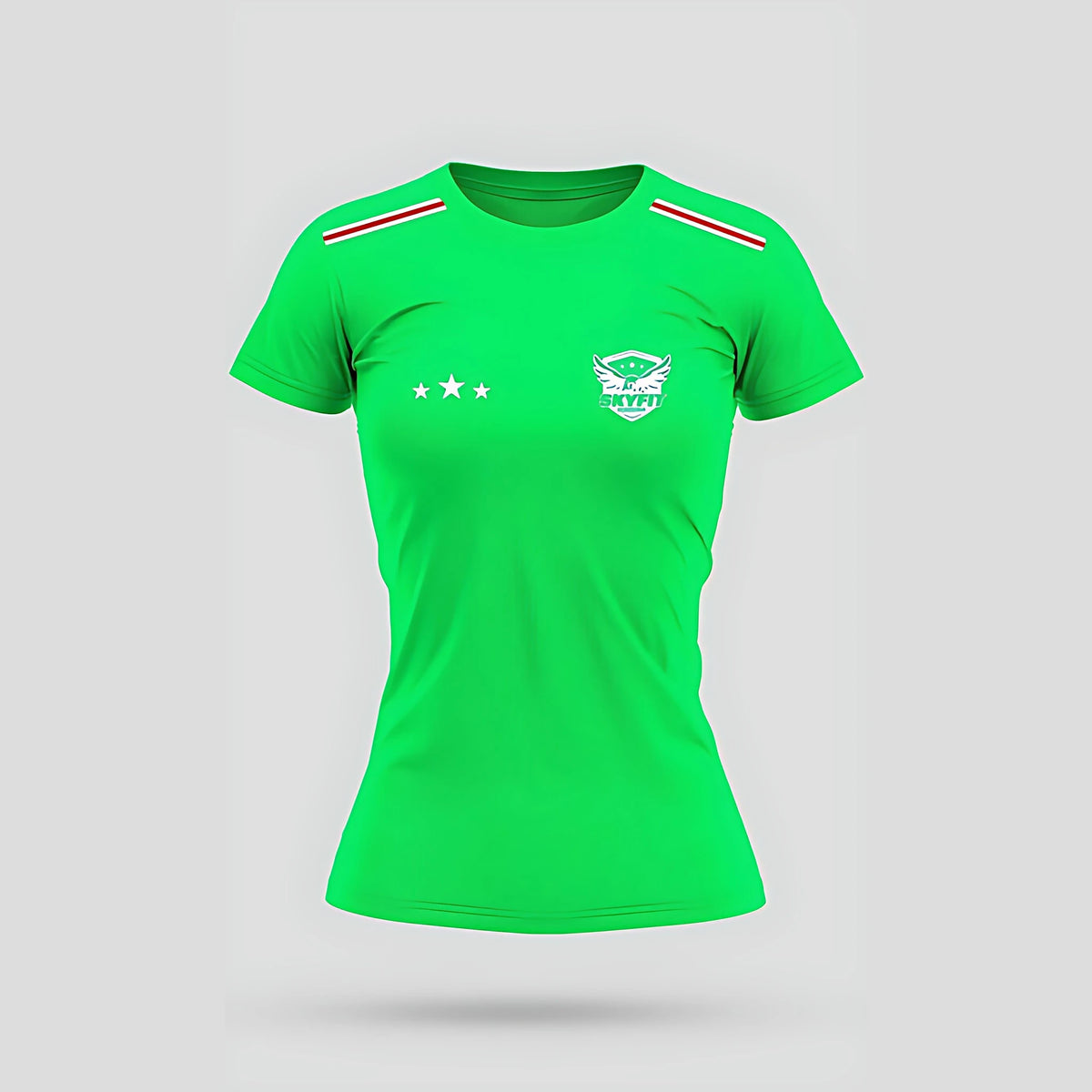 Camiseta Skyfit Alunos Feminino - Verde Neon - Skyfit Monte Mor