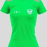 Camiseta Tradicional Babylook - Verde Neon